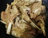 A picture of step 5 of Tandoori mutton chops.