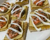 Foto langkah ke 5 dari resep Sandwich Salmon.