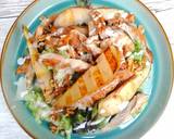 Grilled turkey, pear and walnut salad with blue cheese dressing recipe step 9 photo