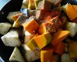 Foto del paso 3 de la receta: Calabaza🎃 y berenjenas🍆 doradas🤔😋😊