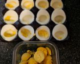 A picture of step 2 of Dressed Eggs.