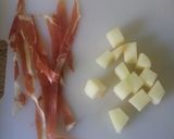 Foto del paso 1 de la receta: Melón con jamón