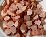 Virslis-tejfölös tészta recept fázis 2 fotója