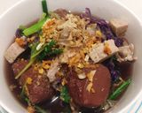 รูปขั้นตอนการทำที่ 3 ของ ต้มเลือดหมูผักขม คีโต