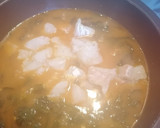 Foto del paso 5 de la receta: Potaje de garbanzos con espinacas y bacalao(Vigilia)