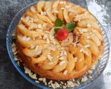 Fordított, karamellás körtetorta recept fázis 8 fotója