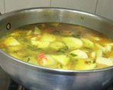 A picture of step 3 of ہری پیاز آلو کی ترکاری Potatoes with Spring Onion.