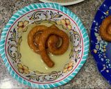A picture of step 7 of Mshabek / Zulabiya (Jalebi).