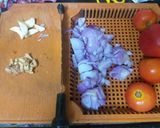 A picture of step 1 of Shahi Paneer.