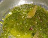 A picture of step 2 of Green Keema.