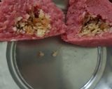 A picture of step 12 of Rava beetroot modak.