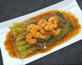 Foto langkah ke 4 dari resep Pakchoy Udang Saus Tiram -348-.