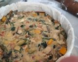 Foto del paso 5 de la receta: Tarta de vegetales con pollo