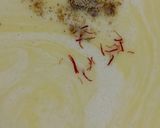 A picture of step 2 of Mango Rasmalai.