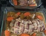 Pas rețetă Ceafă de porc umplută cu ciuperci champignon 5 fotografie