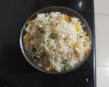 A picture of step 3 of Vegetables Fried Rice No Soya sauce.