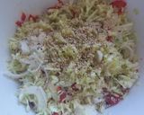 Foto del paso 3 de la receta: Tortilla japonesa de repollo gambas y jamón (okonomiyaki)