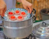 รูปขั้นตอนการทำที่ 17 ของ หมูสับนึ่งไข่เค็ม