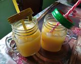 A picture of step 1 of Mango lemonade.