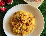 A picture of step 8 of Aloo Poha (Potato with Flattened Rice Pulao).