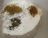 A picture of step 1 of Paneer Pakoda.