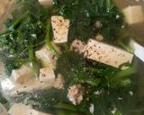 A picture of step 2 of Watercress Soup.