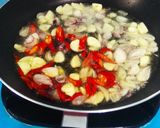 Foto langkah ke 3 dari resep Oseng Kacang panjang, Tempe, Teri.