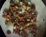 Foto del paso 4 de la receta: Pizza Fugazzetta en sartén rellena con carne picada 🍕🍕