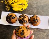 A picture of step 7 of Banana chocolate muffins.