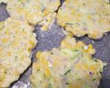 Veggie fritters and poached egg in a bun recipe step 3 photo