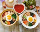Hình bước làm 9 của món Cơm trộn thập cẩm
