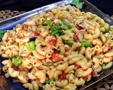 A picture of step 5 of Chicken Pasta.