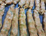 A picture of step 4 of Chicken Kebab 😋😋.