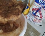 Gambar langkah 4 resipi Kek Pisang Raya.
