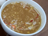 Bún mắm thịt heo chiên giòn