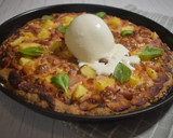 Foto del paso 9 de la receta: Pizza integral en panificadora con burrata y piña