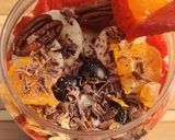 A picture of step 5 of Berry Berry oatilicious.