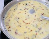 A picture of step 5 of Dudh paak.
