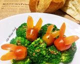 Hình bước làm 3 của món Bông Cải Xanh+Sốt Mè Đen