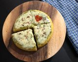 A picture of step 7 of Gluten free dhokla pizza.