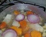 Foto del paso 5 de la receta: Majado de verduras y ajo con chillo al horno