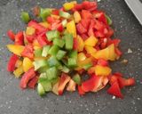 A picture of step 1 of Shakshuka.