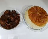 عکس مرحله 3 از دستور فسنجان با ته‌دیگ نان لواش