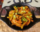A picture of step 5 of Tindora ki sabzi.