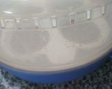 A picture of step 5 of Ragi Idli with peanut chutney in Microwave.