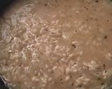 A picture of step 5 of Chrorizo, Pea and Parmesan Risotto.
