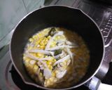 Foto langkah ke 4 dari resep MPASI Jagung Ayam Jamur (Menu lengkap karbo+prohe+prona+lemak).