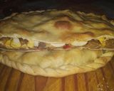 Foto del paso 4 de la receta: Pascualina de Cebolla Morrón Queso huevo y Carnes😋