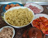 Foto del paso 12 de la receta: Ensalada de pasta con maíz