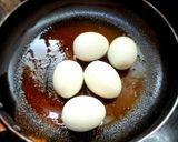 A picture of step 4 of Egg biryani for kids.